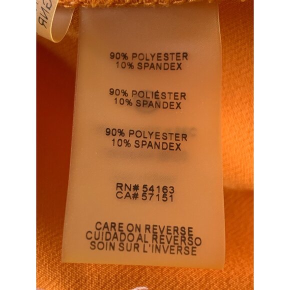 Karl Lagerfeld Paris Womens Orange Wide Leg Pants Size 6 EUC - Picture 8 of 8